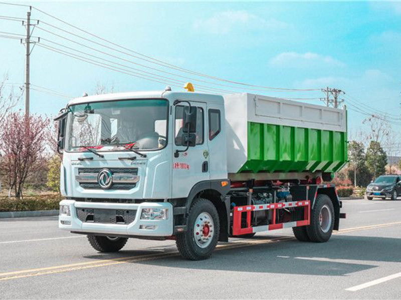 東風D9  10-14方勾臂垃圾車(chē)